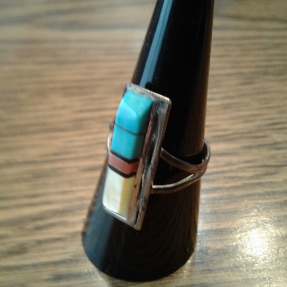 Jewelry - Vintage Native American Zuni Ring Size 9 1/4